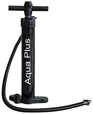 Aqua Plus Inflatable Stand Up Paddle Board High Pressure Double Action SUP Pump (Black, 63cm)