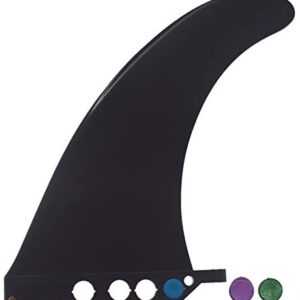 Click Fins 9" Fin Kumano Ai Screw Less, no Screw Required, Tool Free for US Box Longboard and SUP