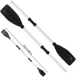 Vilgen Kayak Paddles, Boat Oars for Inflatable Boats, 1 Pair, 96in Combo Dual Purpose for Rowing Boats Raft Canoeing