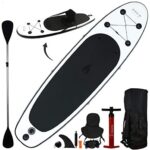 10’ Inflatable Stand Up Paddle Board/Kayak and SUP! (6 Inches Thick, 32 Inch Wide Stance Width) |11-Piece Accessory Set That Includes Convertible Paddle, Kayak Seat, Travel Backpack, and More!