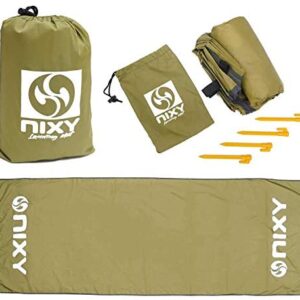 NIXY Landing Mat Paddle Board Ground Tarp 142" x 57", Quick Drying, Durable, Sand and Dirt Resistant, Nylon, Best for Water Gear