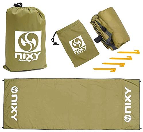 NIXY Landing Mat Paddle Board Ground Tarp 142" x 57", Quick Drying, Durable, Sand and Dirt Resistant, Nylon, Best for Water Gear