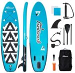 FunBase Inflatable Stand Up Paddle Board 10’6’’×32’’×6’’ (6’’ Thick) Non-Slip Deck with Premium SUP Accessories Perfect for Youth Adults Beginner