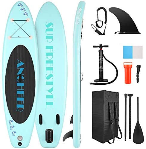 ANCHEER Stand Up Paddle Board, Lightweight Touring iSUP, Premium Accessories & Carry Bag