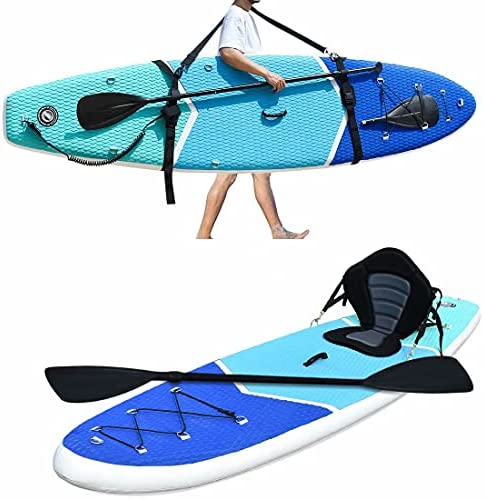 Zupapa Inflatable Stand Up Paddle Board Non Slip Deck Kayak Convertible for Adults Kids