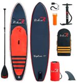 Rokia R Inflatable Stand Up Paddleboard 11' (6" Thick) Premium SUP for All Skill Levels