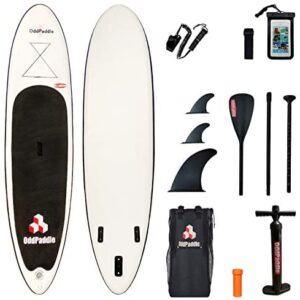 ODDPADDLE Inflatable Stand-up Paddle Board Non-Slip Deck Multi-Size Options |11.6'x 33''x 6'' |11'x 33''x 6'' |10.6'x 33''x 6'' |