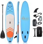 Soopotay Inflatable SUP Stand Up Paddle Board, Inflatable SUP Board, iSUP 11' x 32'' x 6''