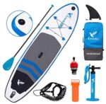 Freein All Round SUP Inflatable Stand Up Paddle Board 10’2 Long Package with Electric Pump Adapter