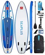 ANNTU Inflatable Paddle Board SUP, 10'6 Stand Up Paddle Board, Blow Up Paddleboard with SUP Accessories
