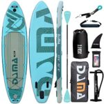 DAMA 10'6"x32"x6" Premium Inflatable Stand Up Paddle Board (6 inches Thick) with Durable SUP Accessories, Wide Stance, Surf Control, Non-Slip Deck, Paddle and Pump, Standing Boat for Youth & Adult