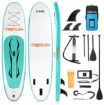 MEETCLAN Stand Up Paddle Board for Adults Inflatable 10'x30''x6'' 16.7lbs Lightweight SUP Paddleboard with Non-Slip Deck, ISUP Accessories & Backpack