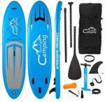 KOYOT Inflatable Stand Up Paddle Board,11"x 32"x 6"Premium Inflatable SUP Paddle Boards,Floatable Paddle for Paddling Yoga Surfing,SUP Board with Pump,Bag,Tracking Fin,Kit